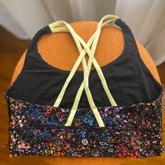 Lululemon Floral Energy Longline Bra - Picture 3 of 5